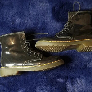 Youth black doc martens, size 2
